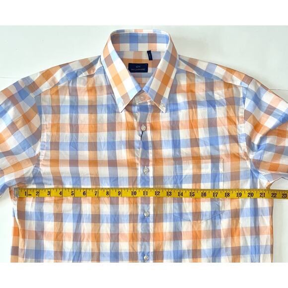 Paul And Shark Shirt Men EU 41 (US L / 16.5) Multicolor Square Logo Lightweight - Picture 4 of 13